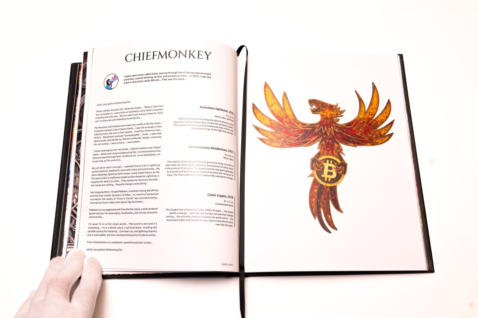 Artwork by Chiefmonkey appearing in "Bitcoin Art: Genesis Edition" by Bitcoin Art Magazine