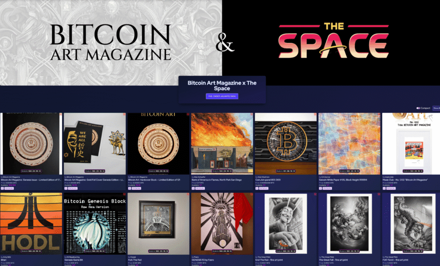 You are Invited to the First-Ever Bitcoin Art Mag + Scarce City + The Space Gallery Exhibition!